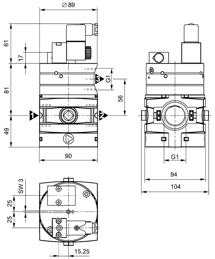 valvola di scarico rapido G1