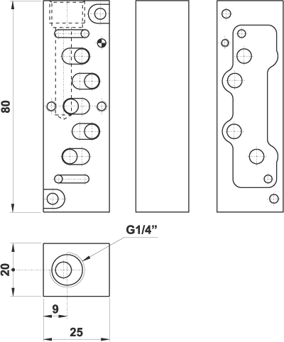 Adapting plate for separate air inlet