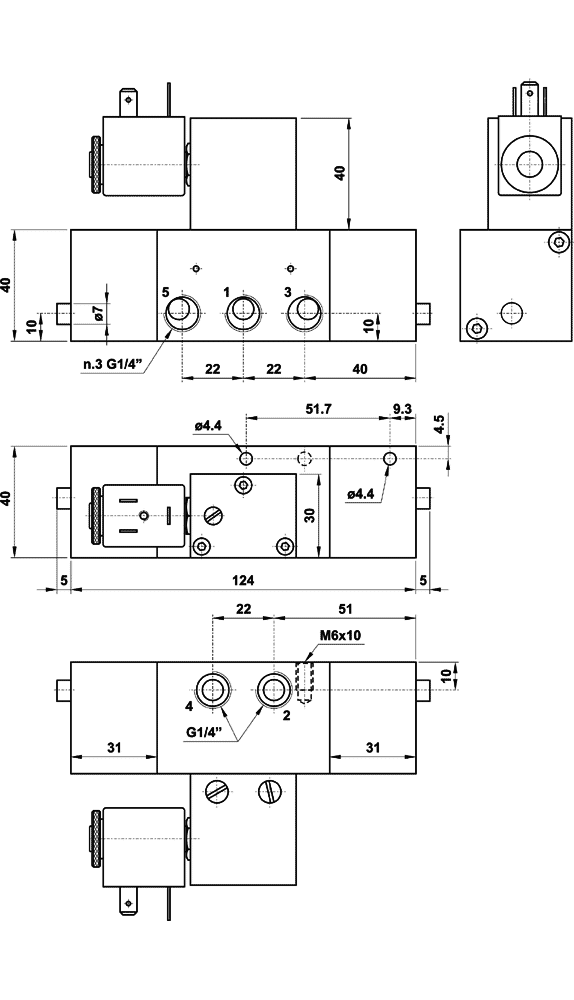 flip-flop comando elettr. al. separata
