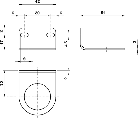 Mounting bracket G1/4