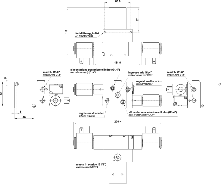 posizionatore pneumatico