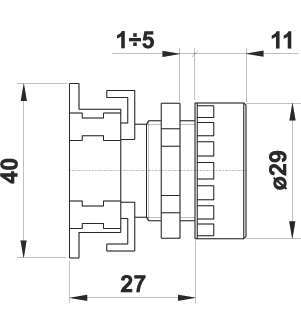 Protected push button