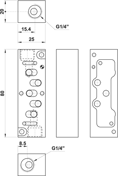 Adapting plate for separate air exhaust