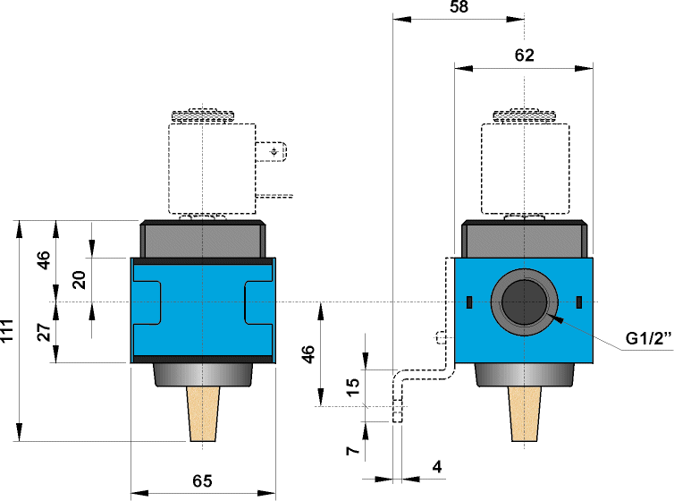 valvola di scarico rapido