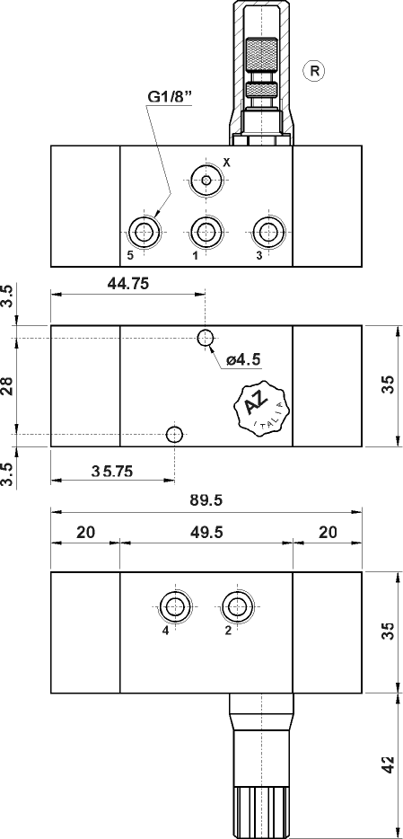 High-flow pneumatic timer for delayed actuation
